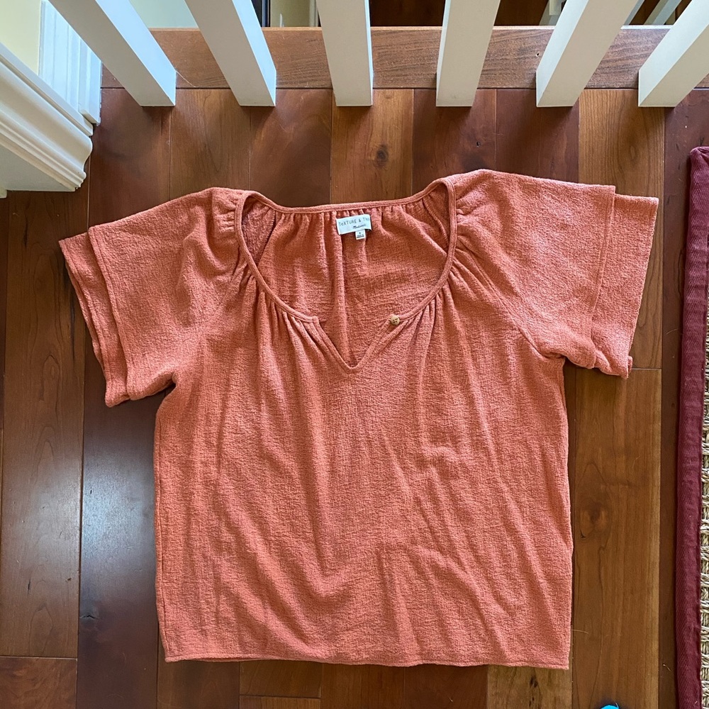 Madewell Top in Pumpkin